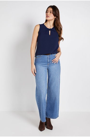 Woven Twist Cami Top