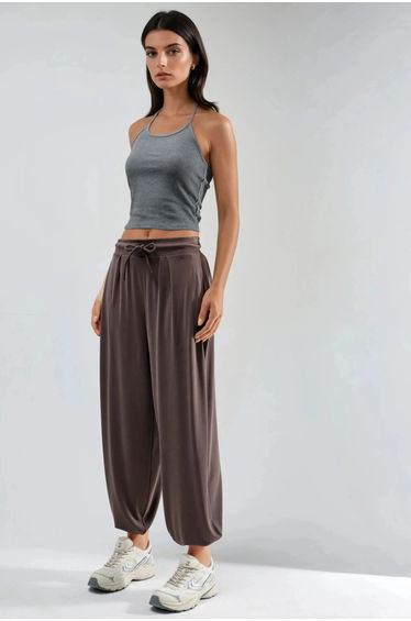 Mid Waist Jogger Pants