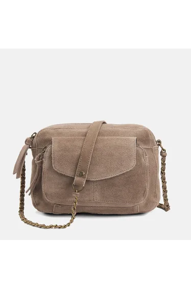 Naina Small Suede Handbag