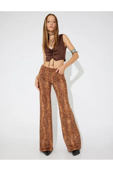 Front Cross Tie V Neck Slim Fit Crop Faux Suede Vest