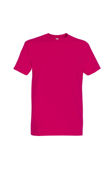SOLS Mens Imperial Heavyweight Short Sleeve T-Shirt - Fuchsia