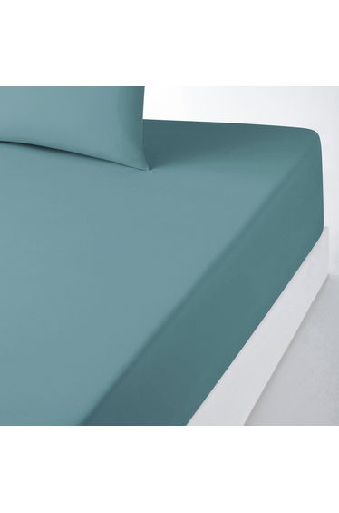 Scenario Plain Polycotton Fitted Sheet for Thick Mattresses