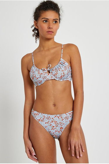 Floral Brazilian Bikini Bottoms