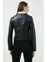 Leather Signature Biker Jacket - 2
