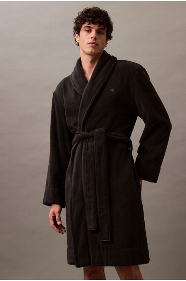 Terry Robe Black