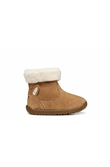 Kids Macchia Ankle Boots with Faux Fur Lining