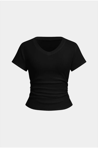 V-Neck Short Sleeve T-Shirt