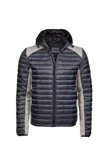 Tee Jays Mens Aspen Crossover Jacket - Cosmic Grey/Grey Melange
