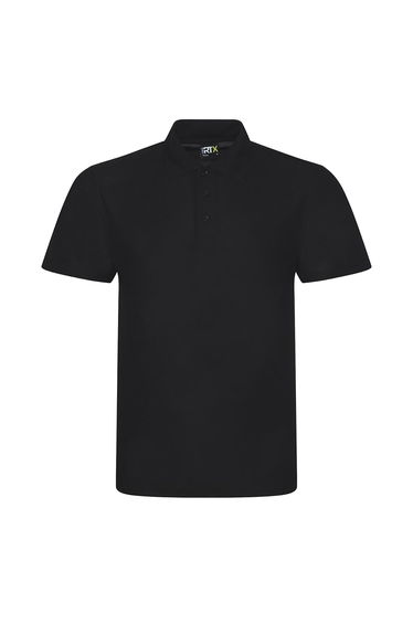 PRO RTX Mens Pro Pique Polo Shirt - Black