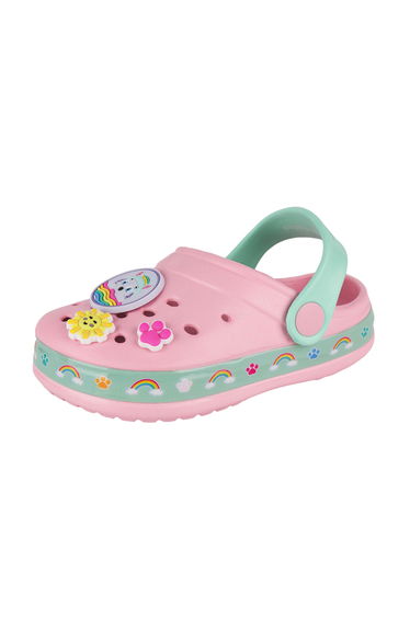 Paw Patrol Girls Skye & Everest Badge Clogs - Pink/Green
