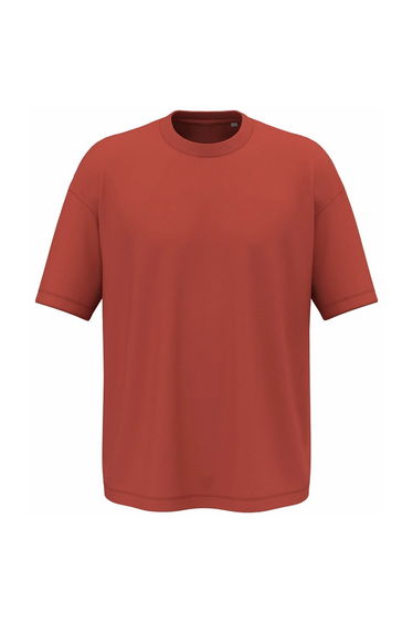 Native Spirit Mens Oversized T-Shirt - Paprika