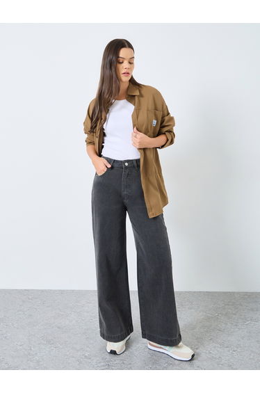 High Rise Loose Fit Jeans