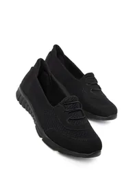 حذاء فلات سوهو باللون الأسود - 1