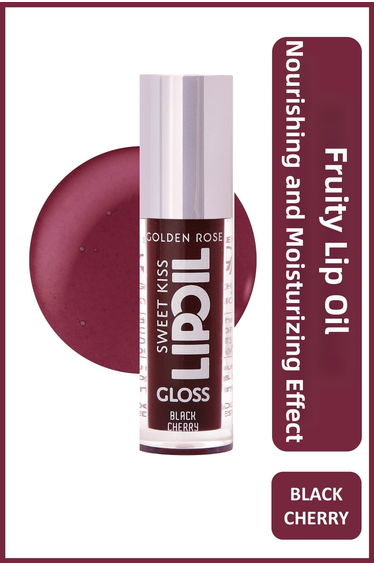 Sweet Kiss Lip Oil Gloss No:08 Lip Gloss Oil with Cherry, Rose & Jojoba Oil 4.7 ml