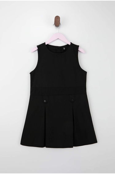 Black Short / Mini Straight Woven Dress