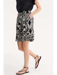 Loose Fit Floral Shorts - 1