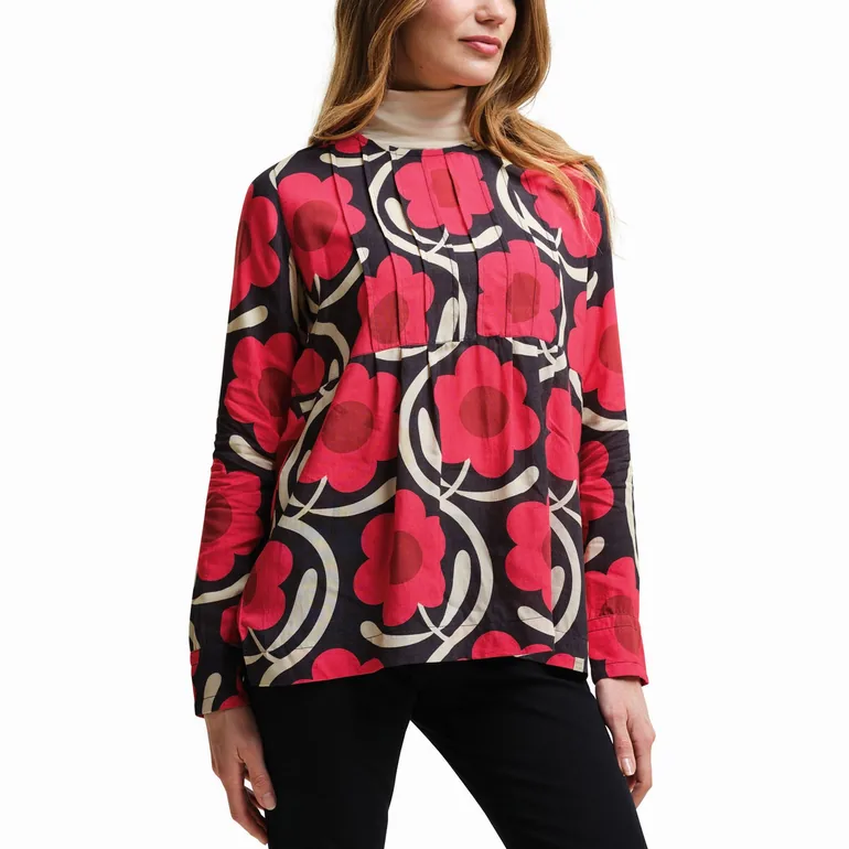 Regtta Womens Orla Kiely Long Sleeve Lightweight Blouse Top - 3