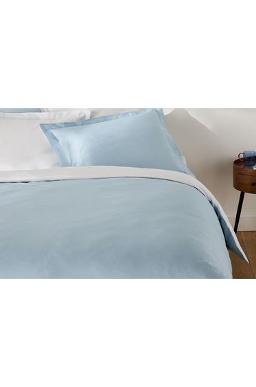 Two-Tone Cotton Duvet Cover