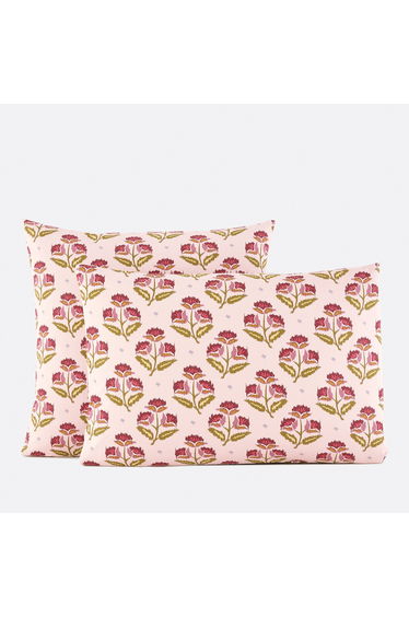 Antes Pillowcase in Washed Cotton with Floral Print