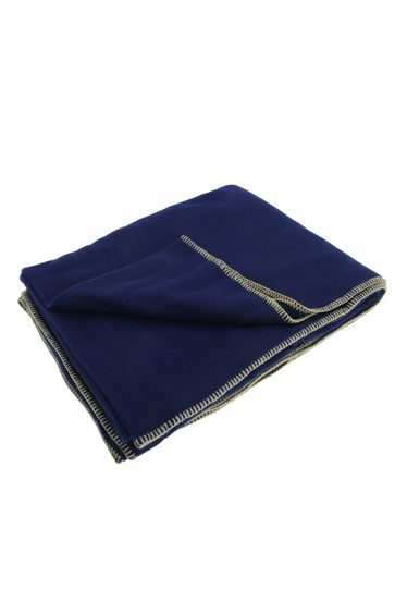 Result Plain Warm Outdoor Fleece Blanket (330gsm) - Marine