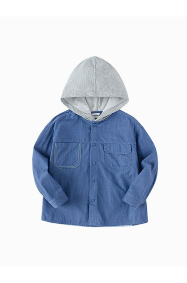 Boys' Hoodie Shirt With Back Print