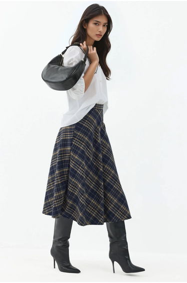 A-Line Skirt with Zipper Closure