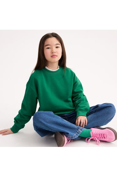 Fleece Crew Neck Sweatshirt