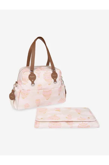 Atelier Choux Baby Girls Hot Air Balloons Changing Bag in Pink (38cm)