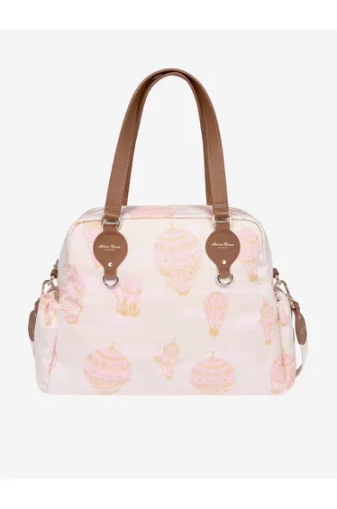 Atelier Choux Baby Girls Hot Air Balloons Changing Bag in Pink (38cm)