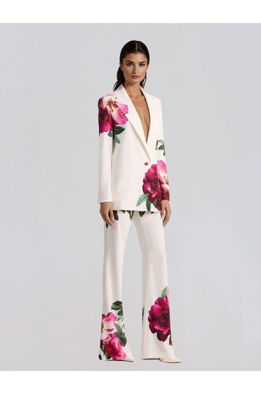 Faelorin Long Sleeve Floral Blazer Set