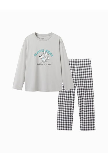 Unisex Pyjama Set Of 2 Pieces