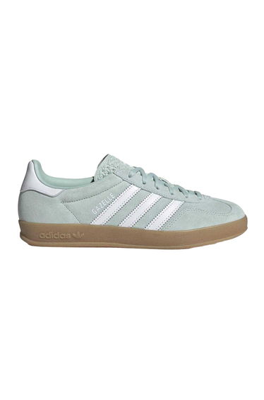 Adidas Womens/Ladies Gazelle Suede Trainers - Ash/Green