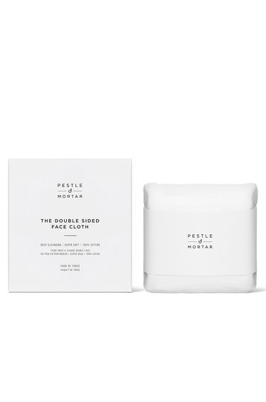 Pestle & Mortar Double Sided Face Cloths - Pack of 3