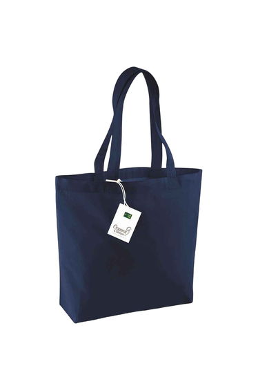 Westford Mill Organic Cotton 16L Shopper Bag - Navy
