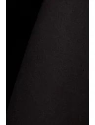 Scuba Off The Shoulder Velvet Bow Skater Midi Dress - Black by Goddiva - 5