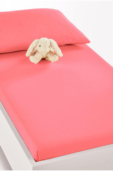 Fitted Sheet For Cot in Plain Cotton, Scenario
