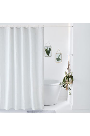 Stripes Striped Shower Curtain