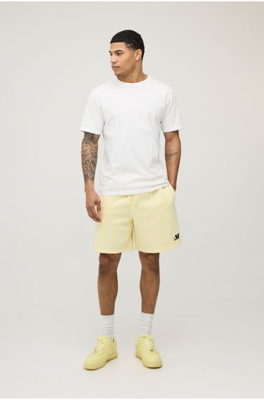 Baggy Fit M Star Jersey Short - yellow
