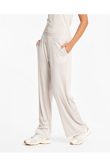 Panne Velour Track Pants - SEASONAL STONE