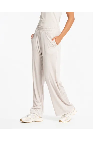 Panne Velour Track Pants - SEASONAL STONE