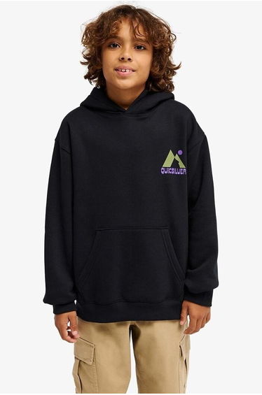 Hoodie, Made From Fleece, with A Print On The Back