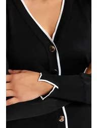 Plus Size Cardigan - Black - Regular fit - 6