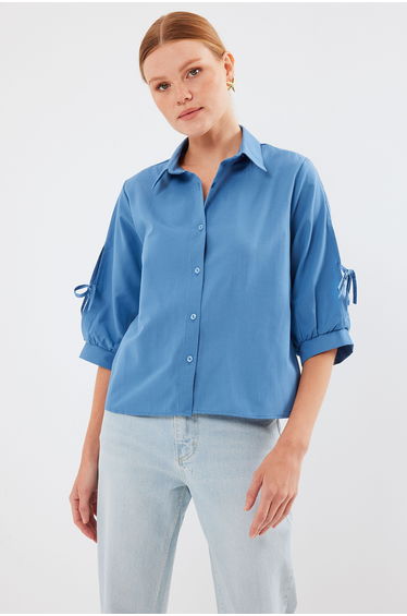 BDART Crop Shirt with Bow