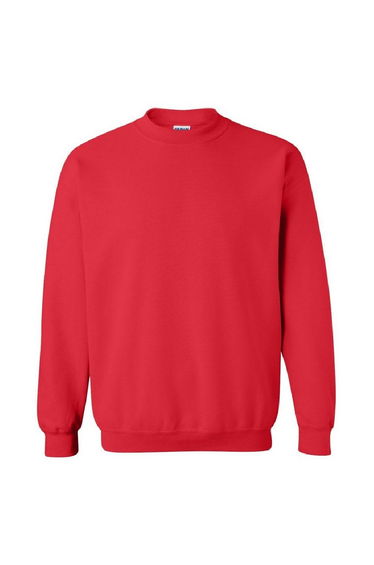 Gildan Childrens Unisex Heavy Blend Crewneck Sweatshirt - Red