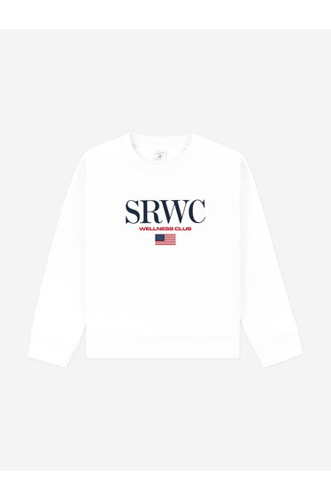 Sporty & Rich Kids Nautical Sweatshirt in White