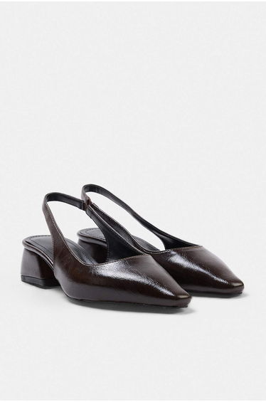 Brown Women's 3.5 cm Balanced Classic Heeled Shoes