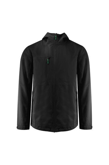 Printer Mens Hiker Jacket - Black