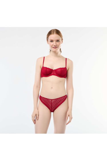 Lace Thong RED