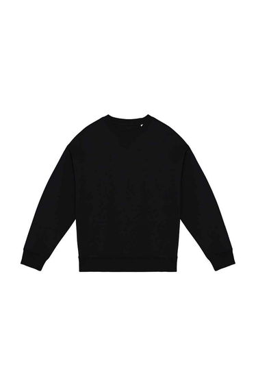 Native Spirit Womens/Ladies Oversized Sweatshirt - Black