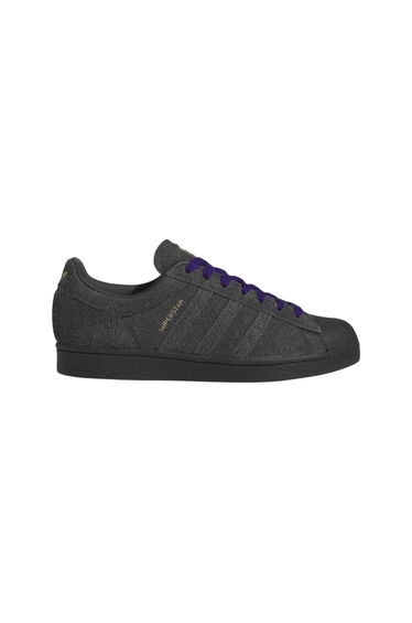 Adidas Mens Superstar Suede Shoes - Black